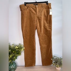 LAUREN RALPH LAUREN Corduroy Mid-Rise Straight Pants